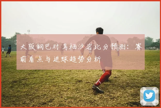 大阪钢巴对鸟栖沙岩比分预测：赛前看点与进球趋势分析